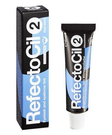 RefectoCil Paint for eyebrows and eyelashes tone No. 2 black and blue 15 ml