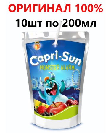 Capri Sun Juice drink monster anxiety 10 x 200 ml
