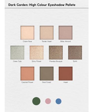 MONIC BEAUTY Eye Shadows Dark Garden High Color Nude Palette - Buy Online on GoSupps.com