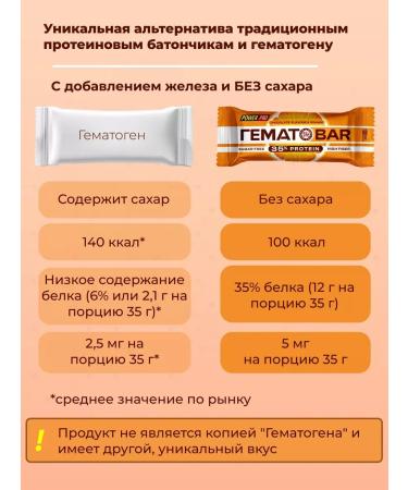 SportbarLabs Protein bars of a hematobar with iron without sugar - Buy Online on GoSupps.com