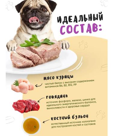 Dog food is wet with a turkey 100 g 16 pcs - Buy Online on GoSupps.com