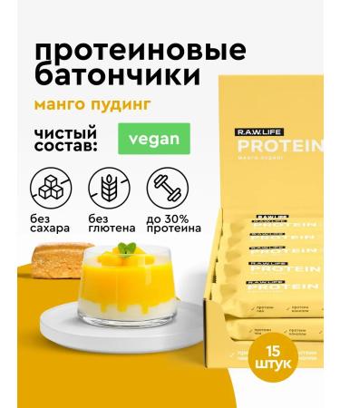 Protein bars without sugar mango pudding boxing