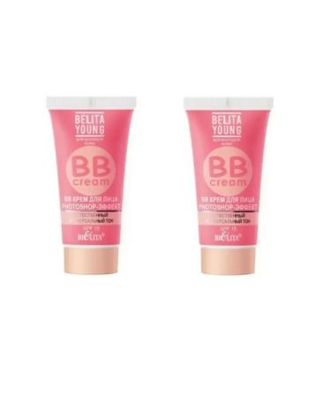 BIELITA BB Cream Tonal Facial Facial effect with SPF15 2 pcs - Buy Online on GoSupps.com