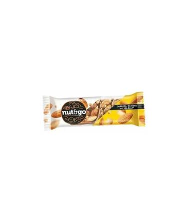 NUT N GO Almond bar 34 g x 18 pcs - Buy Online on GoSupps.com