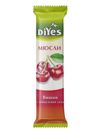 DiYes Baton Muslin Cherry without sugar 36 pcs 25 g - Buy Online on GoSupps.com