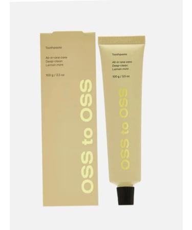 OSS to OSS Lemon Mint toothpaste for daily care