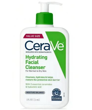 CeraVe Washing face Hydrating Facial Cleanser