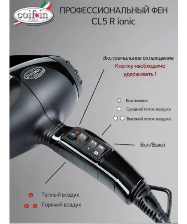 COIFIN PROFICIAL CL5 R Ionic 2100W - Buy Online on GoSupps.com