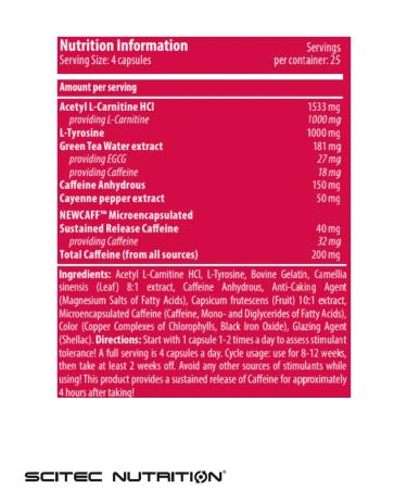 Scitec Nutrition Fatty fat Turbo Ripper 100 caps - Buy Online on GoSupps.com