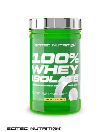 Scitec Nutrition Protein isolate 100% Whey Isolaate 700 grams of banana