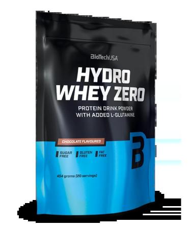 BioTechUSA Hydro Whey Zero 454 hydrolyzed protein. Chocolate