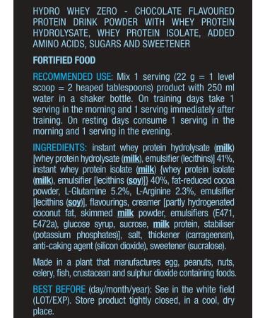 BioTechUSA Hydro Whey Zero 454 hydrolyzed protein. Chocolate - Buy Online on GoSupps.com