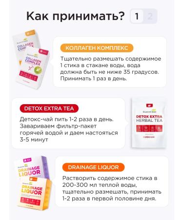 GUARCHIBAO A complex of vitamins for cleansing the body Beauty Detox - Buy Online on GoSupps.com