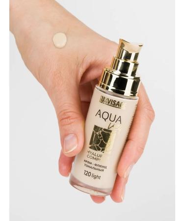 LUXVISAGE Tonal Cream Fluid Aqua Veil Hyaluron Complex T 120Light - Buy Online on GoSupps.com