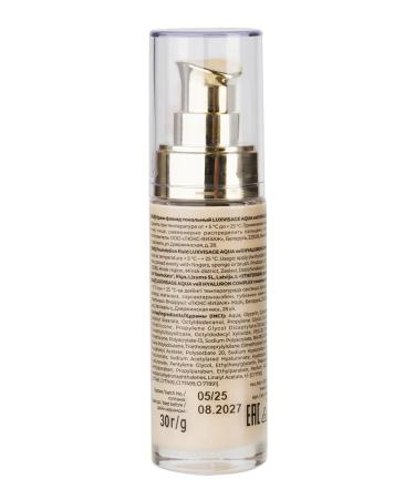 LUXVISAGE Tonal Cream Fluid Aqua Veil Hyaluron Complex T 130 Nude - Buy Online on GoSupps.com