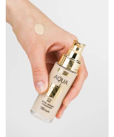 LUXVISAGE Tonal Cream Fluid Aqua Veil Hyaluron Complex T 130 Nude - Buy Online on GoSupps.com