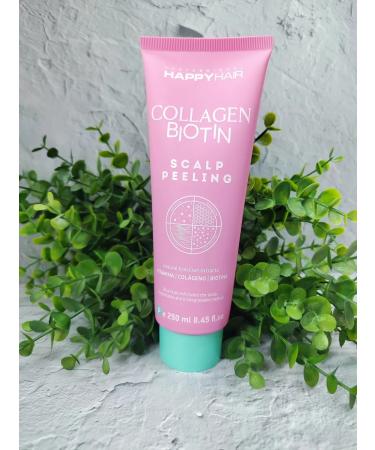 Happy Hair Scalp Collagen & Biotin Piling 250 ml - Buy Online on GoSupps.com