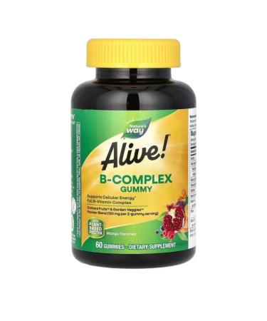 Nature's Way B-complex complex of B vitamins B 60 Zhev Tab