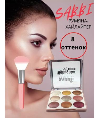 Palette Highlighter for the face shining dry - Buy Online on GoSupps.com