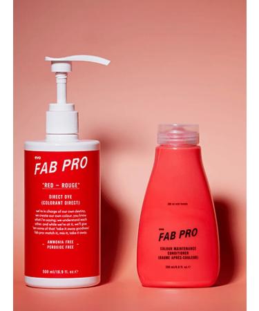 EVO Fab Pro Direct Dye Rouge straight hair pigment red - Buy Online on GoSupps.com