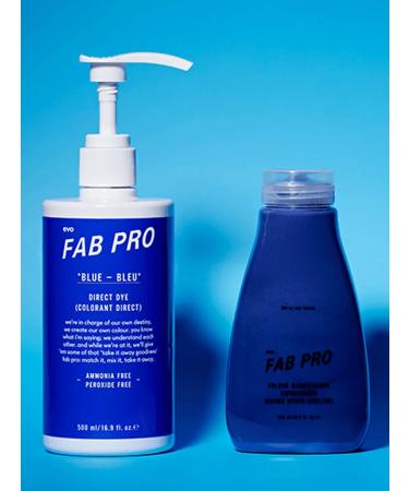EVO Fab Pro Direct Dye Blue Direct Hair Pigment Blue - Buy Online on GoSupps.com