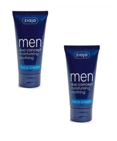 Ziaja Moisturizing facial face "Male" 50 ml 2 pcs