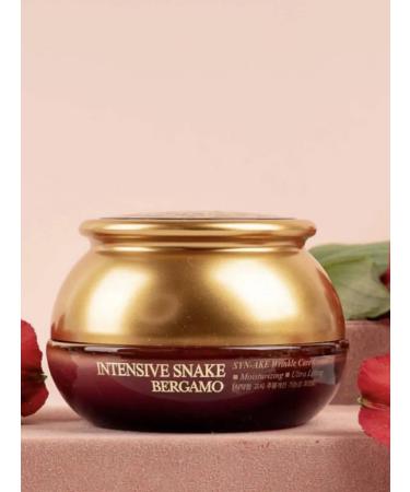 Bergamo Facial Cream Intensive Snake Syn-Away Wrinkle Care Cream - Buy Online on GoSupps.com
