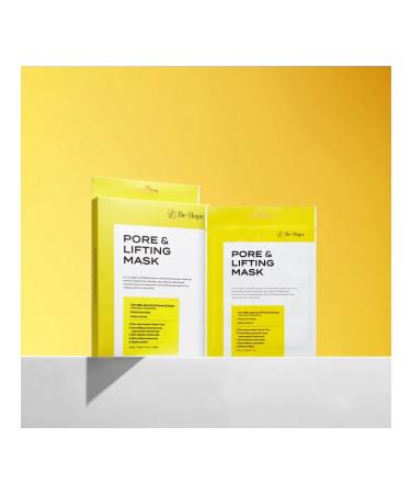 Be-Hope Lifting Mask - a set of tissue masks for narrowing pores (5 pcs) - Buy Online on GoSupps.com