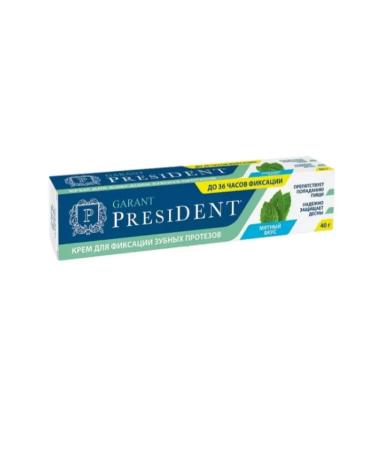 PRESIDENT Cream for fixing prostheses Garant mint taste 40 g