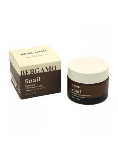 Bergamo Face cream Snail Essential Intensive Cream - Buy Online on GoSupps.com