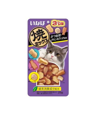 Inaba Cat a treat - Katsetsuvushi Bousse Calmar 25g - Buy Online on GoSupps.com