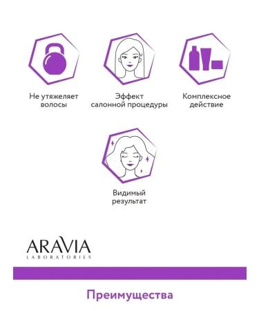 ARAVIA Professional Cream filler Restoration and protection with keratin 200ml - Buy Online on GoSupps.com