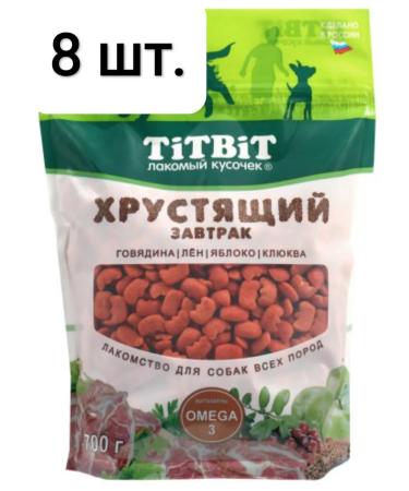 TiTBiT Dog treating Crushing breakfast with beef 700g x 8pcs