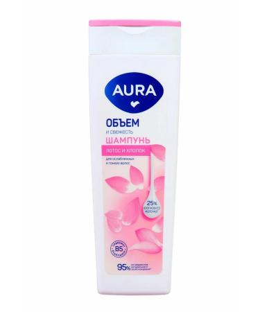 Aura Hair shampoo volume and freshness 380ml - Buy Online on GoSupps.com