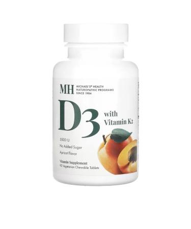 Michael's Naturopathic D3 k2 5000 mnp apricot 90 tablets