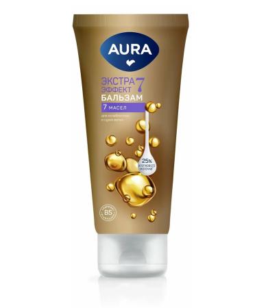 Aura Hair shampoo 7 oils 380ml balm 250ml - Buy Online on GoSupps.com