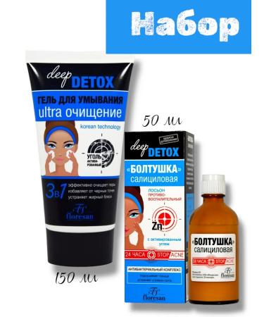 Set of lotion chatterbox and gel for washing