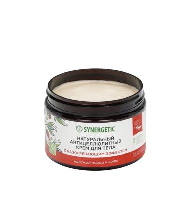 SYNERGETIC Natural anti -cellulite cream with a warming effect - Buy Online on GoSupps.com