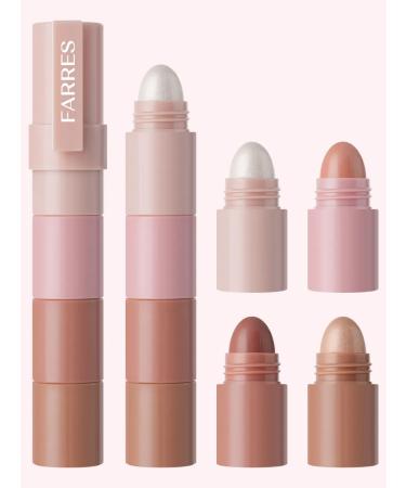 FARRES Face Highlighter 4-V-1 palette palette - Buy Online on GoSupps.com