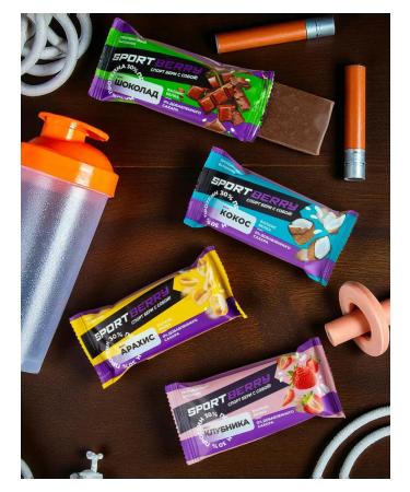 Sportberry Protein bars without sugar assorted 30% Protein 20 pieces - Buy Online on GoSupps.com