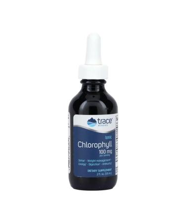 Trace Minerals Chlorophyll Llique Ionic Chlorophyll 100 Mg 59 ML