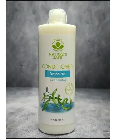Mild By Nature Air conditioner for thin hair with biotin and bamboo 473 ml