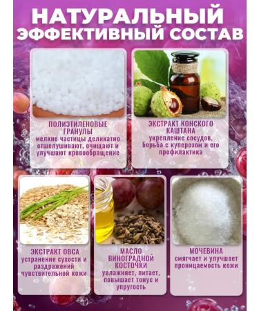 Alganika Jam-scrub "Grape" for the face of the bank 100 ml - Buy Online on GoSupps.com