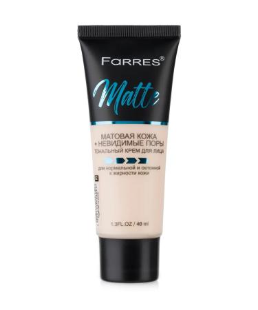 FARRES Tonal cream matte SPF15 tone 02 ivory - Buy Online on GoSupps.com