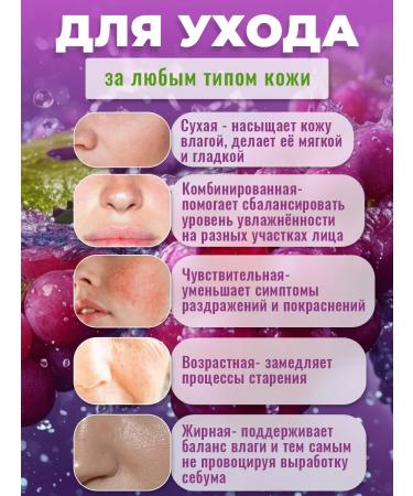 Alganika Moisturizing "Grapes" cream for the face of the tube 100 ml - Buy Online on GoSupps.com
