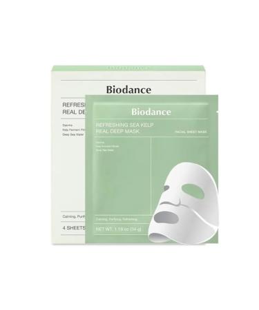 BIODANCE Refreshing melting masks with algae extract 4pcs - Buy Online on GoSupps.com
