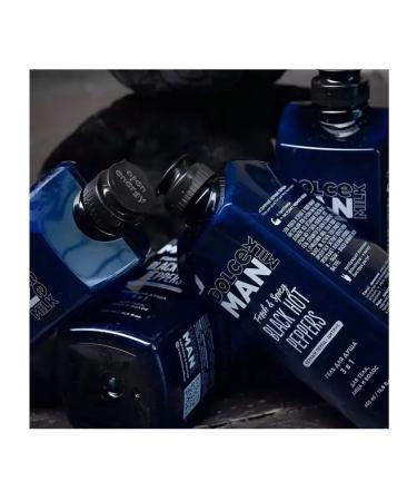 DOLCE MILK Shower gel 3 in 1 "hot black peppers" man - Buy Online on GoSupps.com