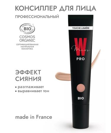 MISS W PRO Natural facial concealer with the effect of radiance