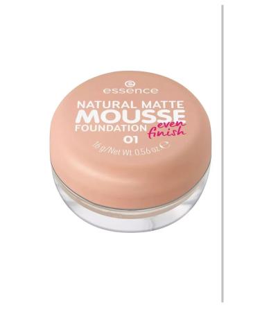 essence Tonal base of mousse Natural Matte Mousse tone 01