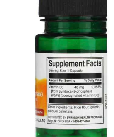 Swanson P-5 p pyridoxal phosphate vitamin b6 - Buy Online on GoSupps.com